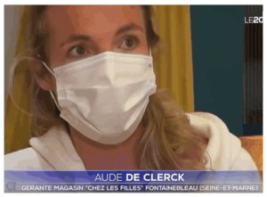 Aude-de-Clerck - Gérante du Magasin Chez les Filles à Fontainebleau