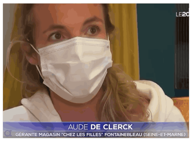 Aude-de-Clerck - Gérante du Magasin Chez les Filles à Fontainebleau