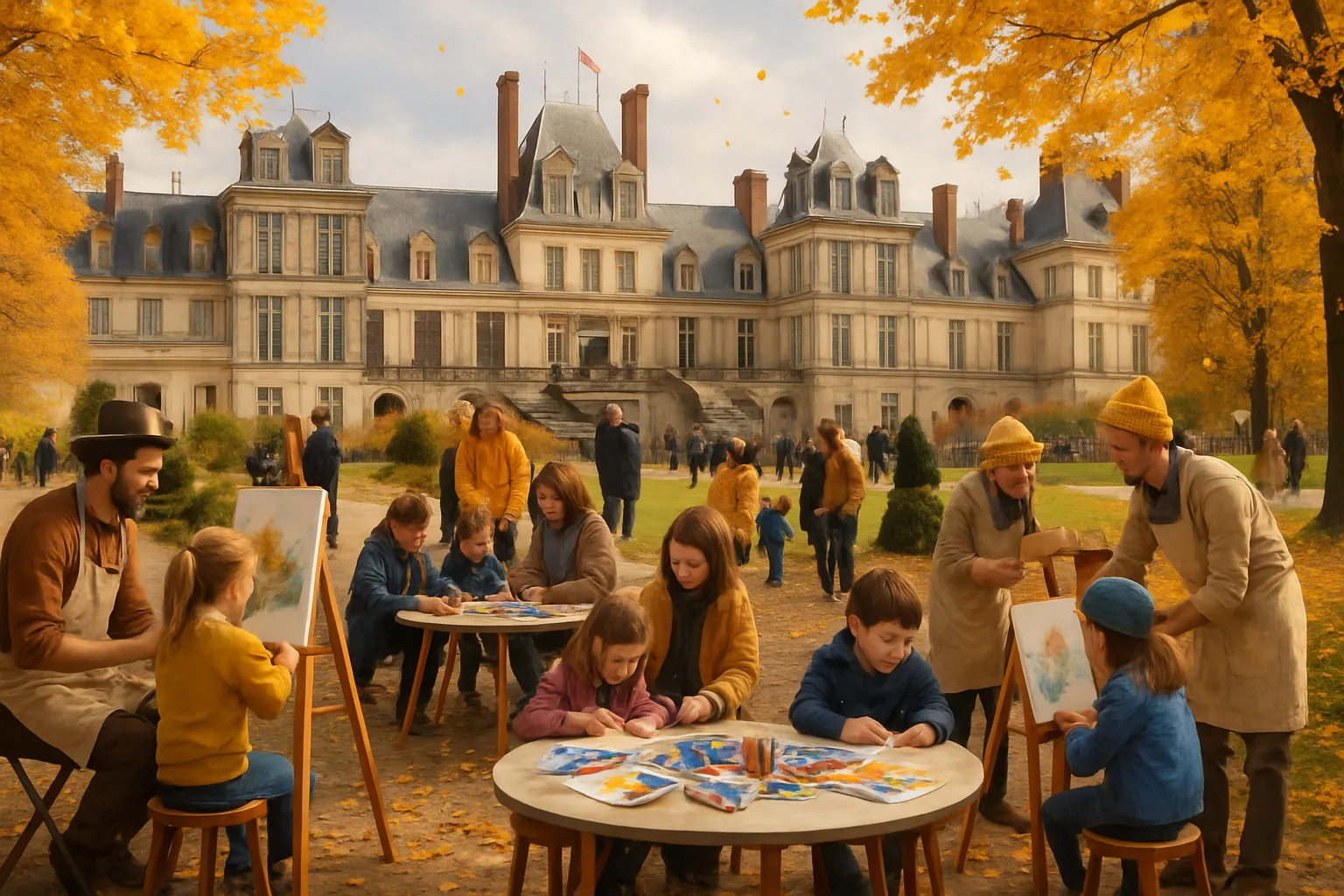 plongez dans l'univers enchanteur des vacances de la toussaint 2024 au château de fontainebleau. découvrez des ateliers créatifs, des visites captivantes et des animations passionnantes pour toute la famille. un lieu magique à ne pas manquer pour vivre des moments inoubliables!
