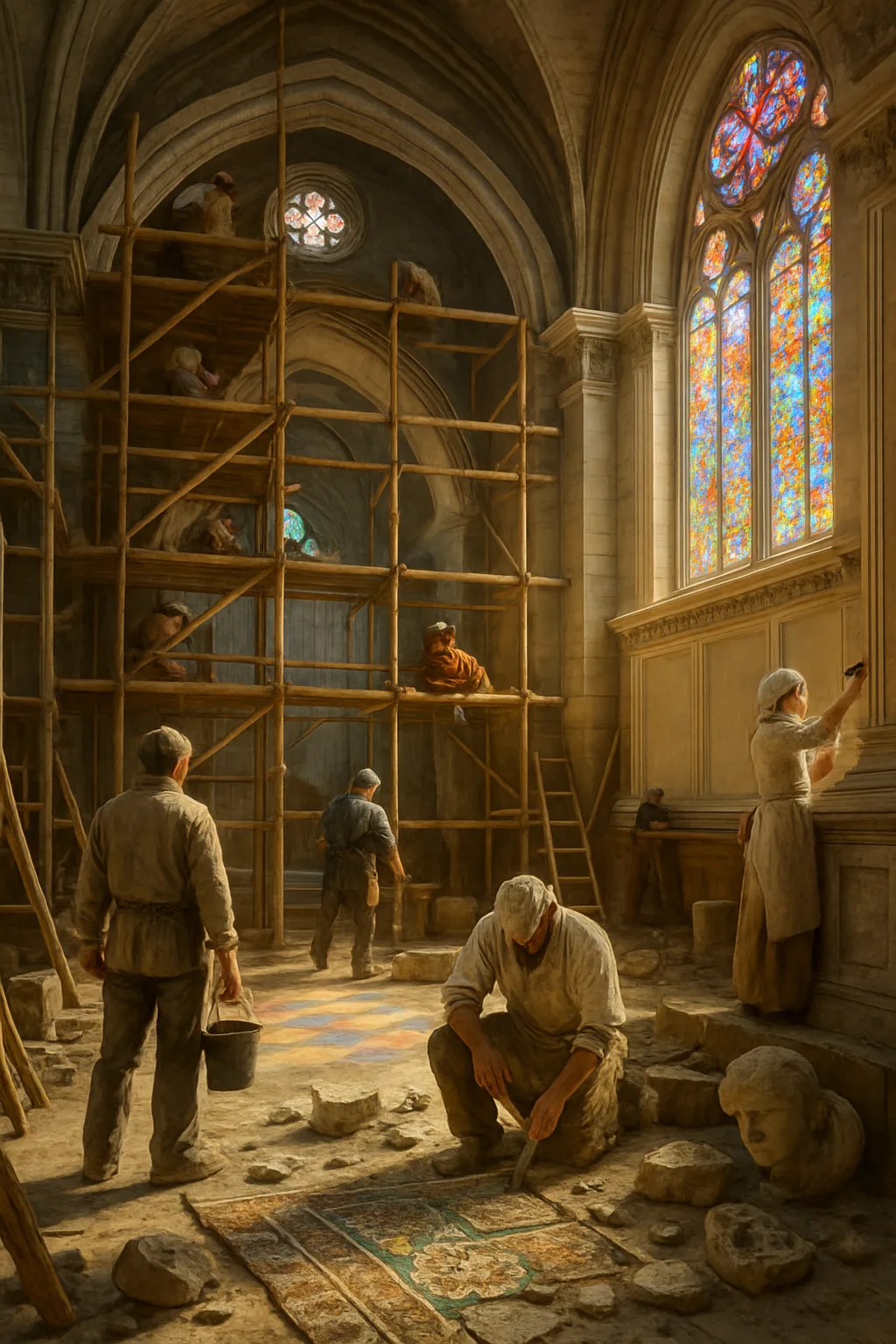 plongez dans l'histoire de l'église de fontainebleau, récemment rénovée grâce à des travaux d'envergure. découvrez comment cette monument historique renaît, alliant patrimoine et modernité, pour offrir une nouvelle vie à cet édifice emblématique.