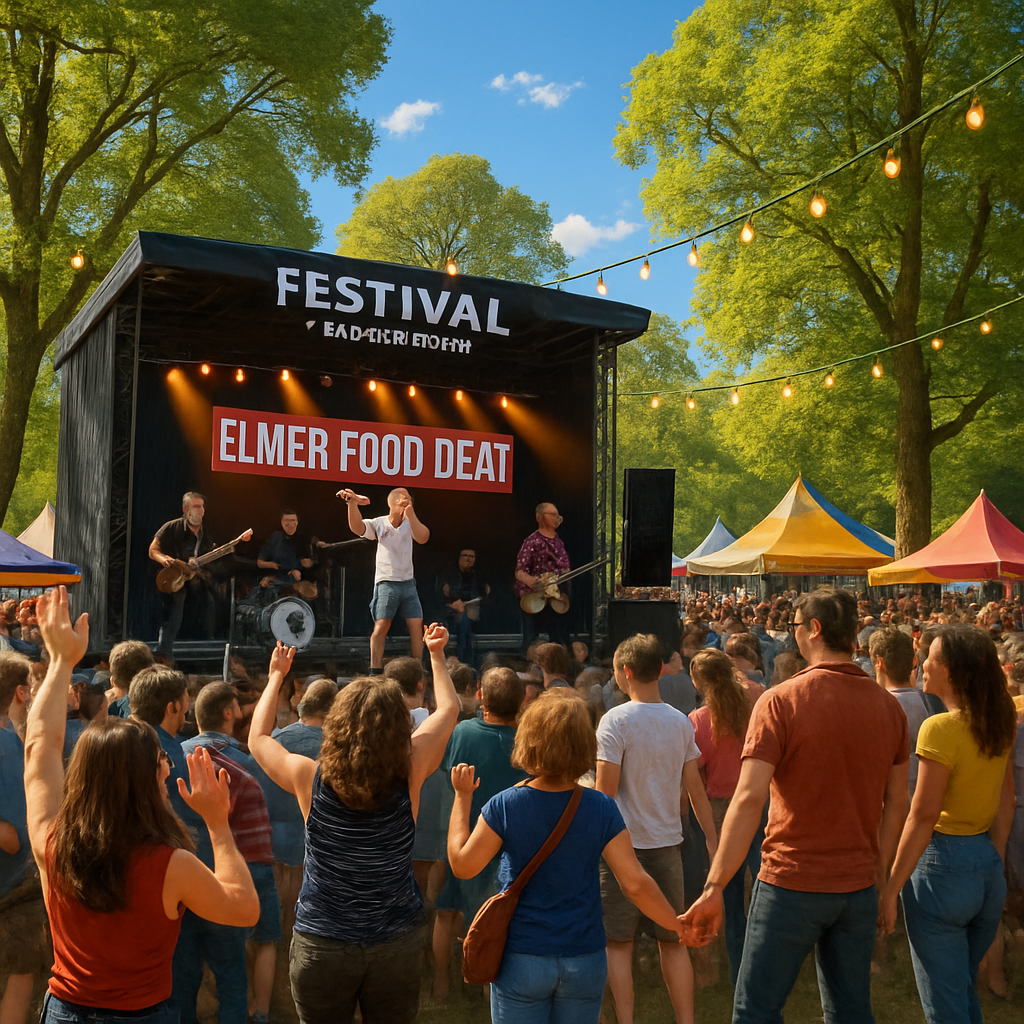 participez au festival pop-rock gratuit près de fontainebleau, avec elmer food beat en tête d'affiche. profitez d'une journée remplie de musique, de bonne humeur et d'une ambiance festive, tout en découvrant de nouveaux talents et en célébrant la culture musicale locale.