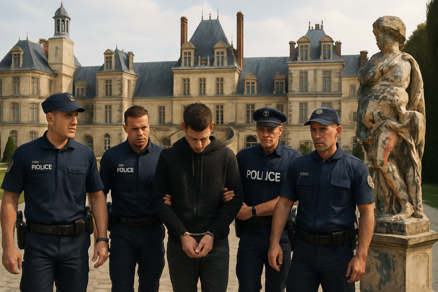 découvrez les dernières nouvelles concernant l'arrestation d'un individu à fontainebleau, impliqué dans les récentes dégradations d'une œuvre d'art emblématique au château. plongez dans les détails de cet incident choquant qui soulève des questions sur la préservation du patrimoine.