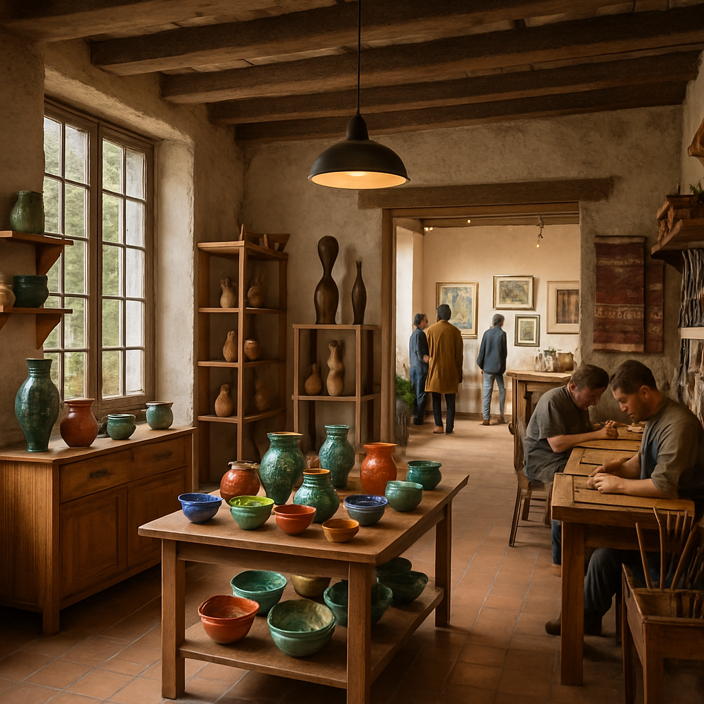 découvrez la maison des artisans d'art du pays de fontainebleau : une boutique unique, des expositions inspirantes et des ateliers créatifs pour plonger au cœur du savoir-faire local et de l'artisanat d'exception.