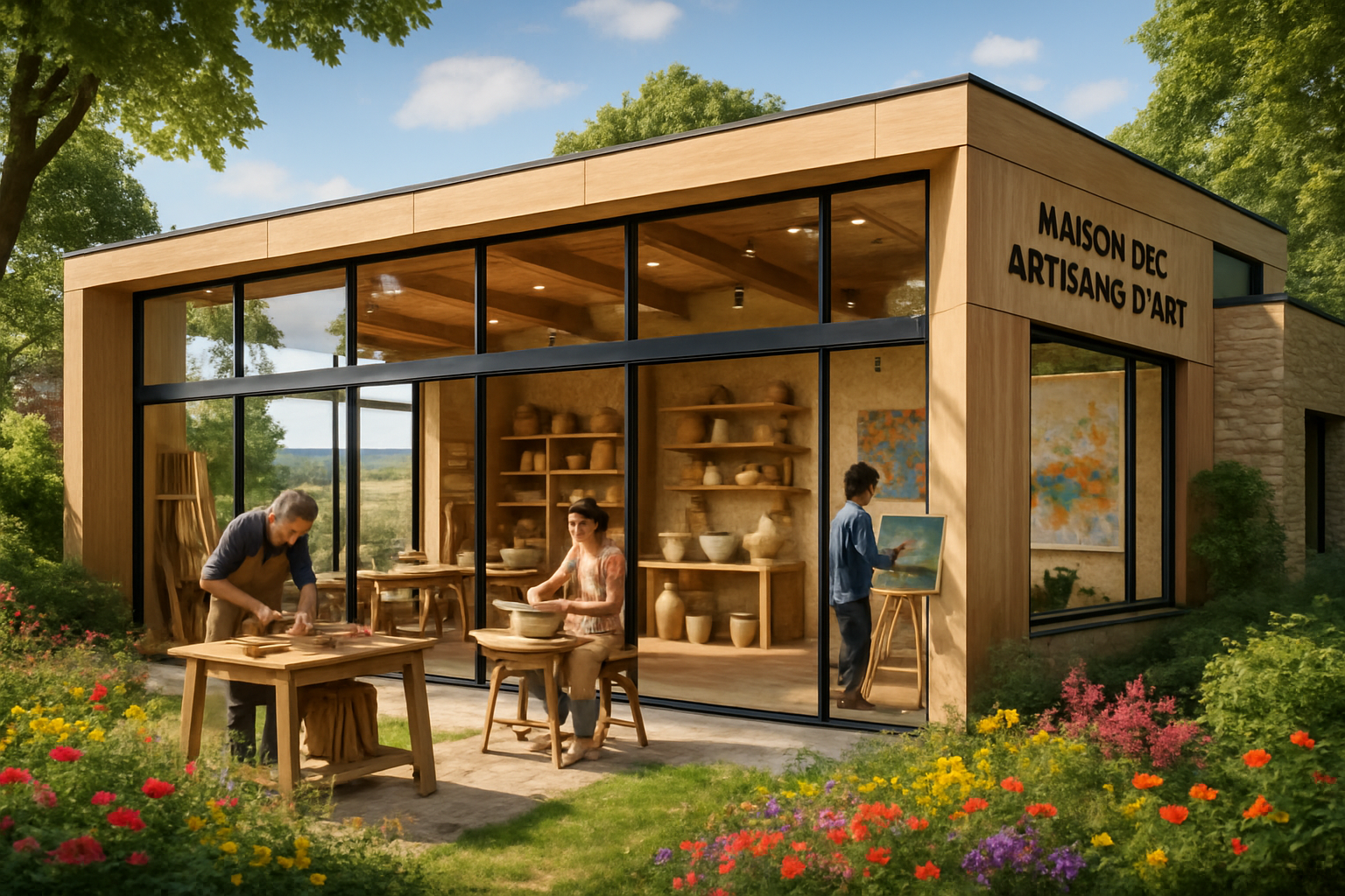 découvrez un espace unique en seine-et-marne dédié aux artisans d'art, où créativité et savoir-faire se rencontrent pour donner vie à des œuvres exceptionnelles. une nouvelle maison pour inspirer et soutenir les talents locaux.