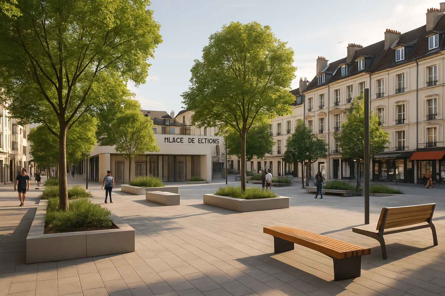 découvrez la transformation de la place de l’étape à fontainebleau, un projet ambitieux qui redonne vie au cœur historique de la ville.