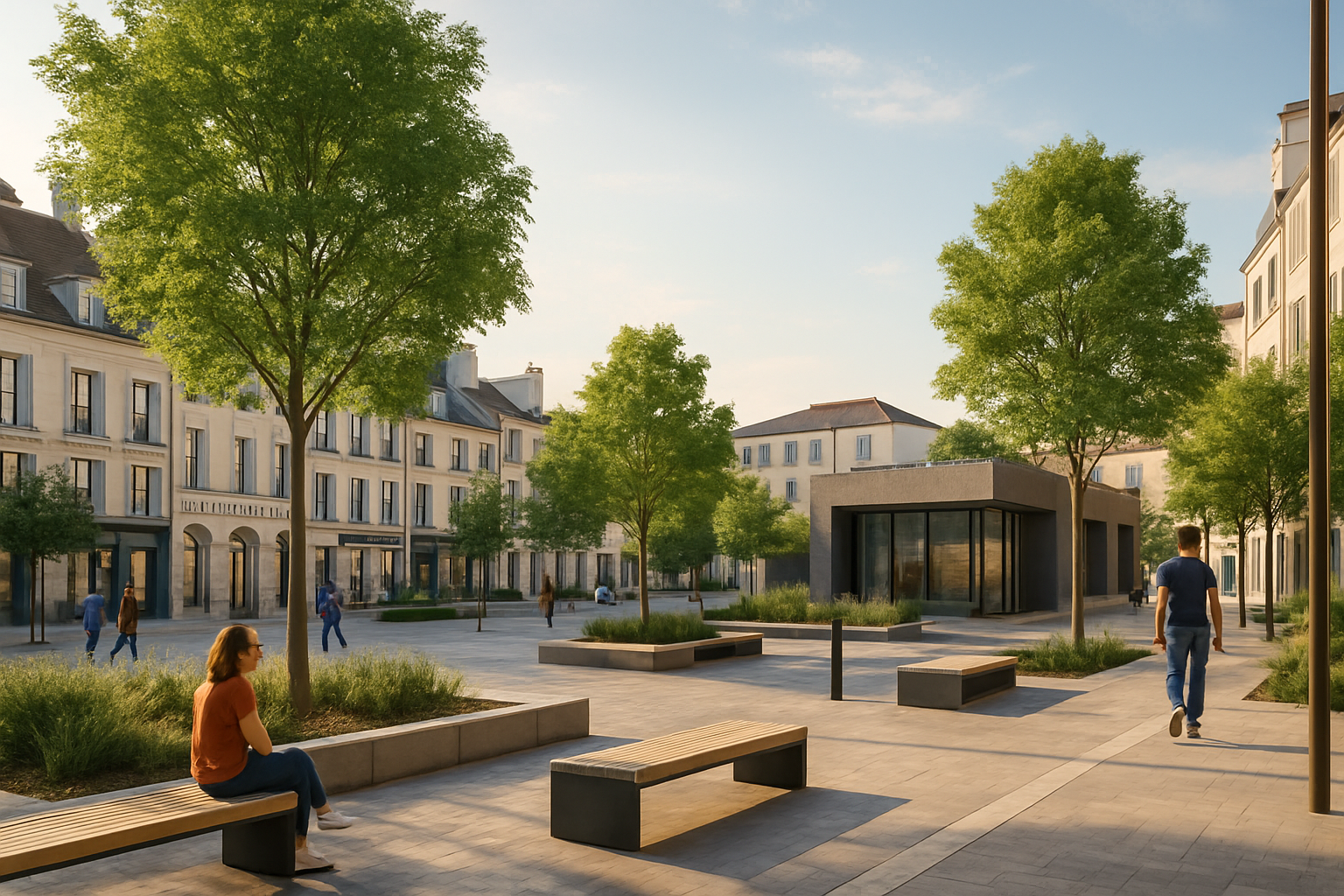 découvrez la métamorphose de la place de l’étape à fontainebleau, un projet urbain au cœur de la ville alliant modernité et patrimoine.