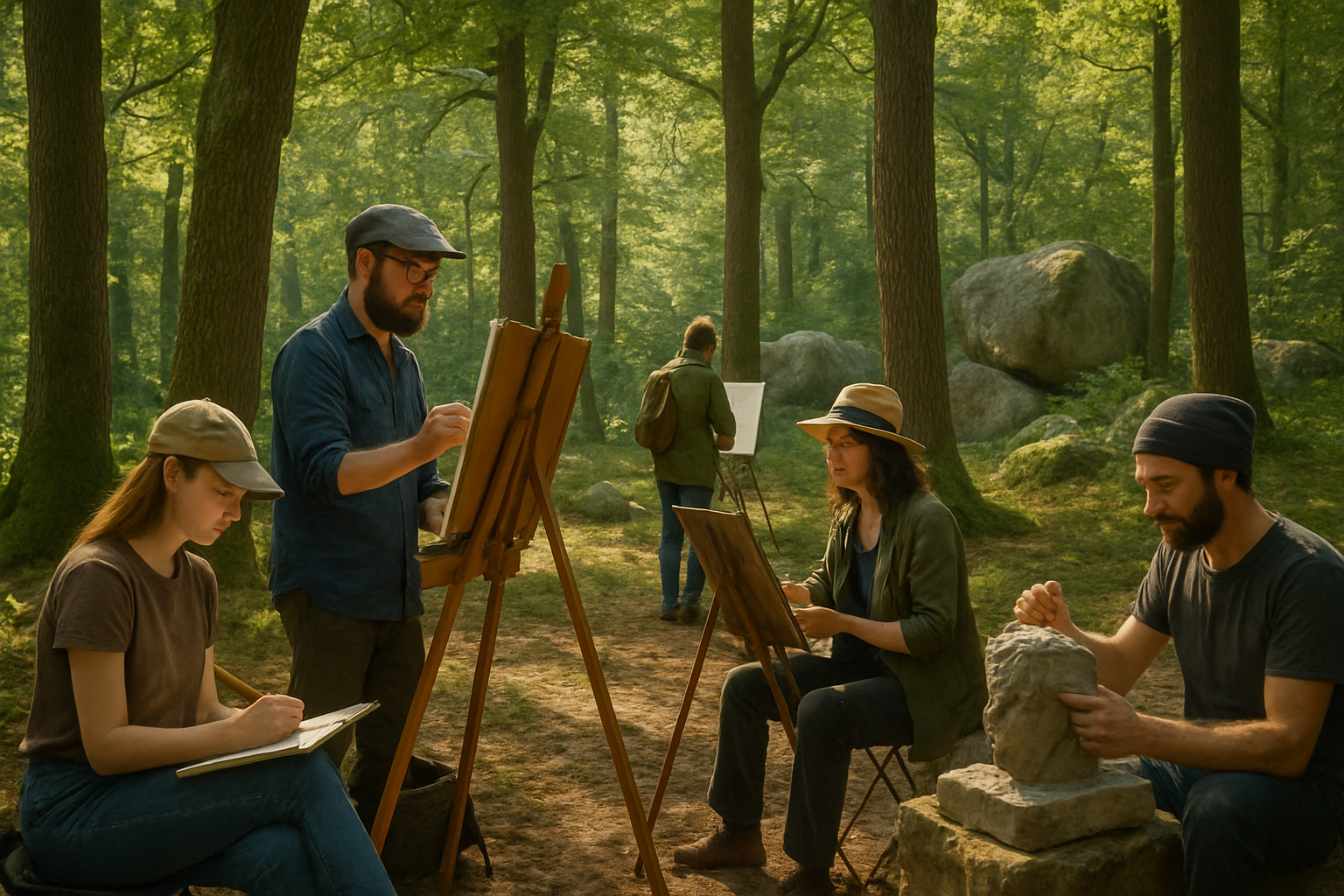 découvrez comment la forêt de fontainebleau inspire les artistes, un lieu où nature et créativité se rencontrent au cœur d'un paysage exceptionnel.