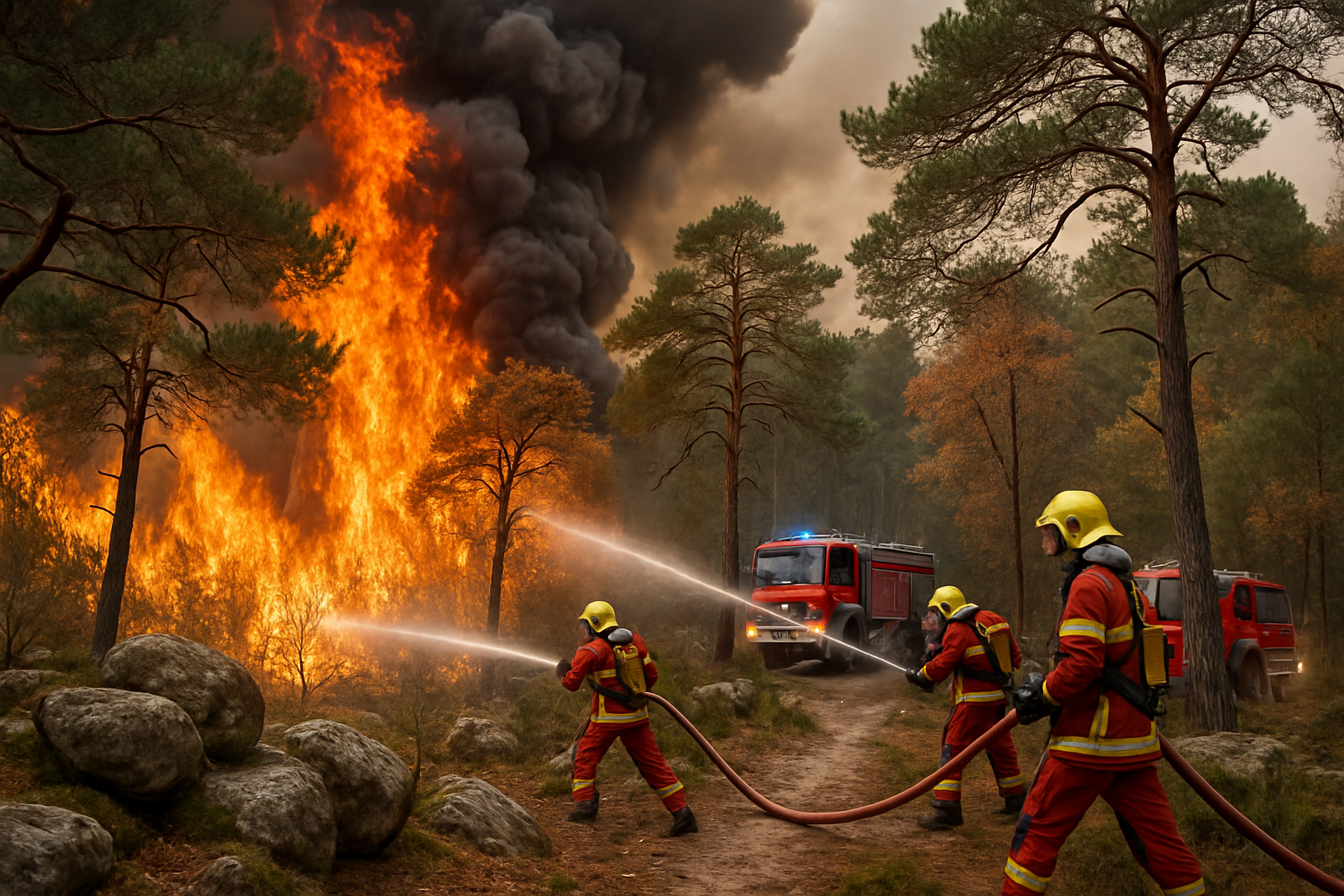 suivez la mise à jour en temps réel de la situation de l'incendie à fontainebleau. informations précises et conseils de sécurité.