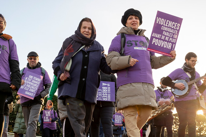 participez à la marche solidaire contre les violences faites aux femmes à porcheville. ensemble, mobilisons-nous pour sensibiliser et soutenir les victimes.