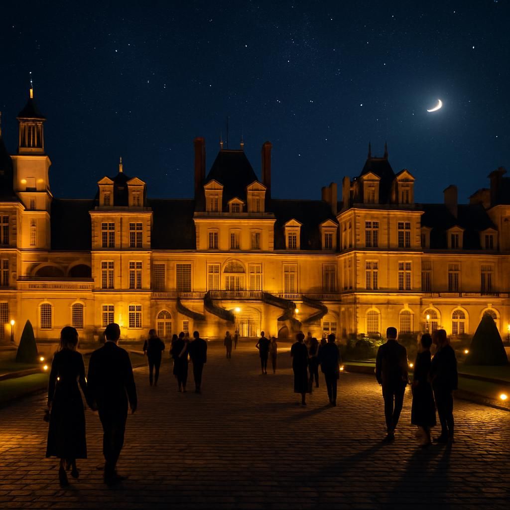 profitez de la nuit des musées 2025 pour découvrir le château de fontainebleau illuminé, avec une entrée gratuite et une visite nocturne exceptionnelle à ne pas manquer.
