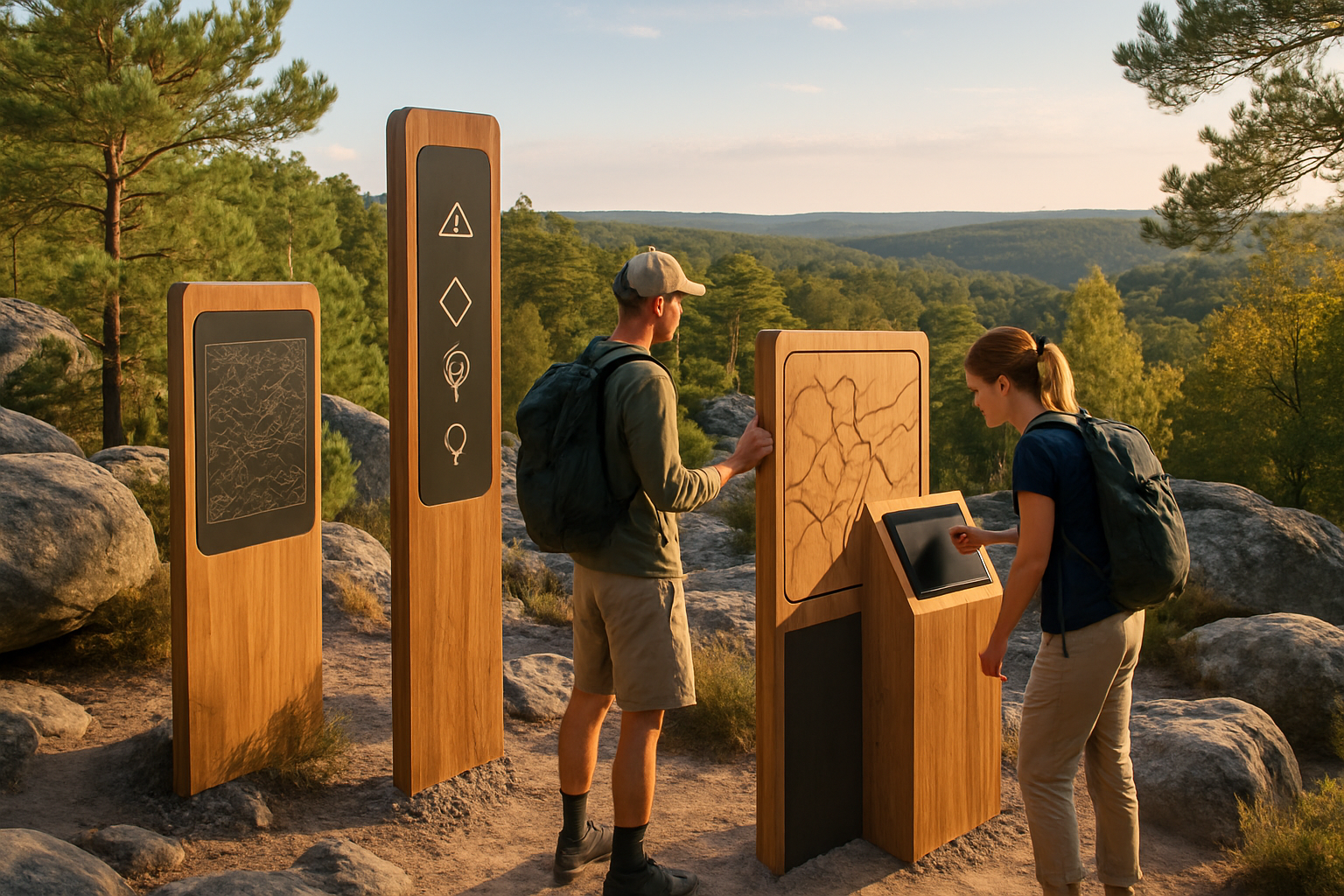 découvrez le massif de fontainebleau avec une nouvelle signalétique touristique innovante, conçue pour faciliter et enrichir votre exploration de ce site naturel exceptionnel.