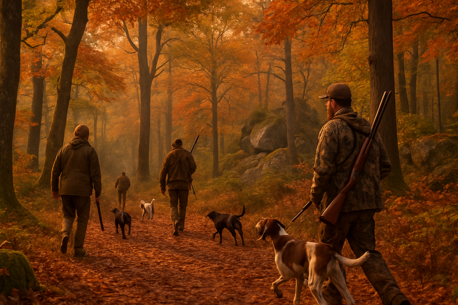 découvrez l'ouverture de la saison de chasse 2024-2025 dans le cadre enchanteur du massif forestier de fontainebleau, un lieu idéal pour les passionnés de nature et de chasse.