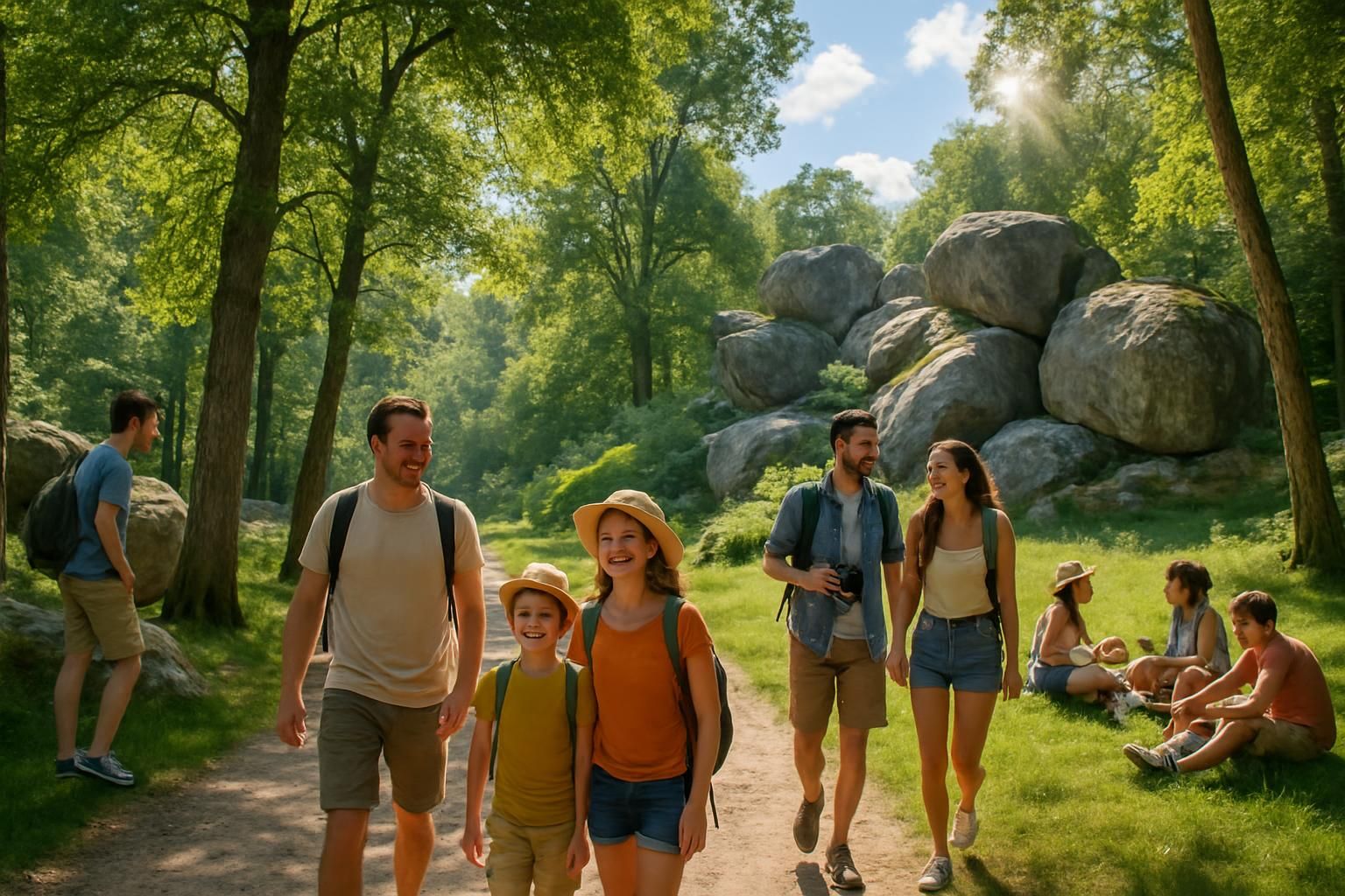découvrez le pays de fontainebleau cet été : des activités pour toute la famille ou entre amis, entre nature, culture et aventure.