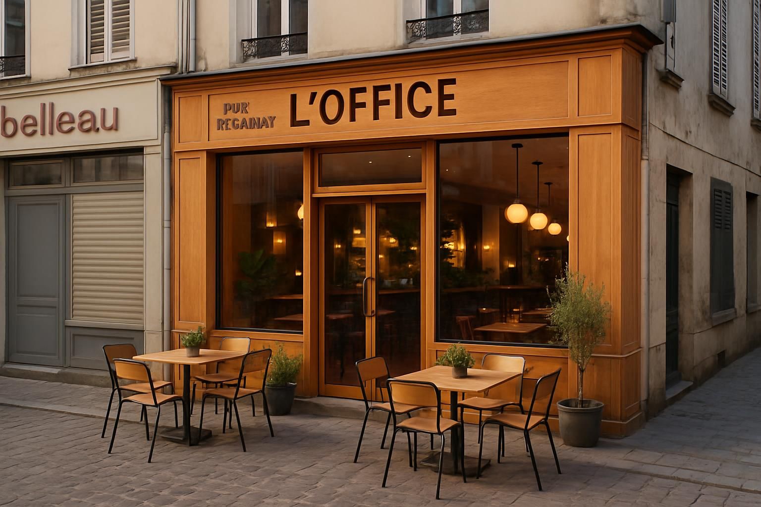 découvrez l'office, le nouveau pub-restaurant qui remplace la boutique camaïeu à fontainebleau, un lieu convivial alliant ambiance chaleureuse et cuisine savoureuse.