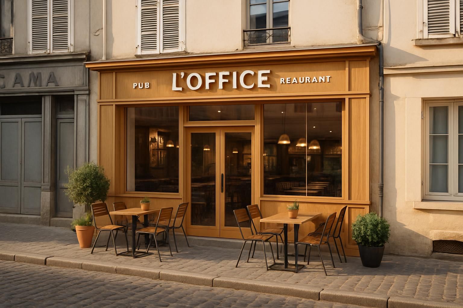 découvrez à fontainebleau la transformation de l'ancienne boutique camaïeu en un nouveau pub-restaurant convivial, l'office, offrant une ambiance chaleureuse et une cuisine savoureuse.