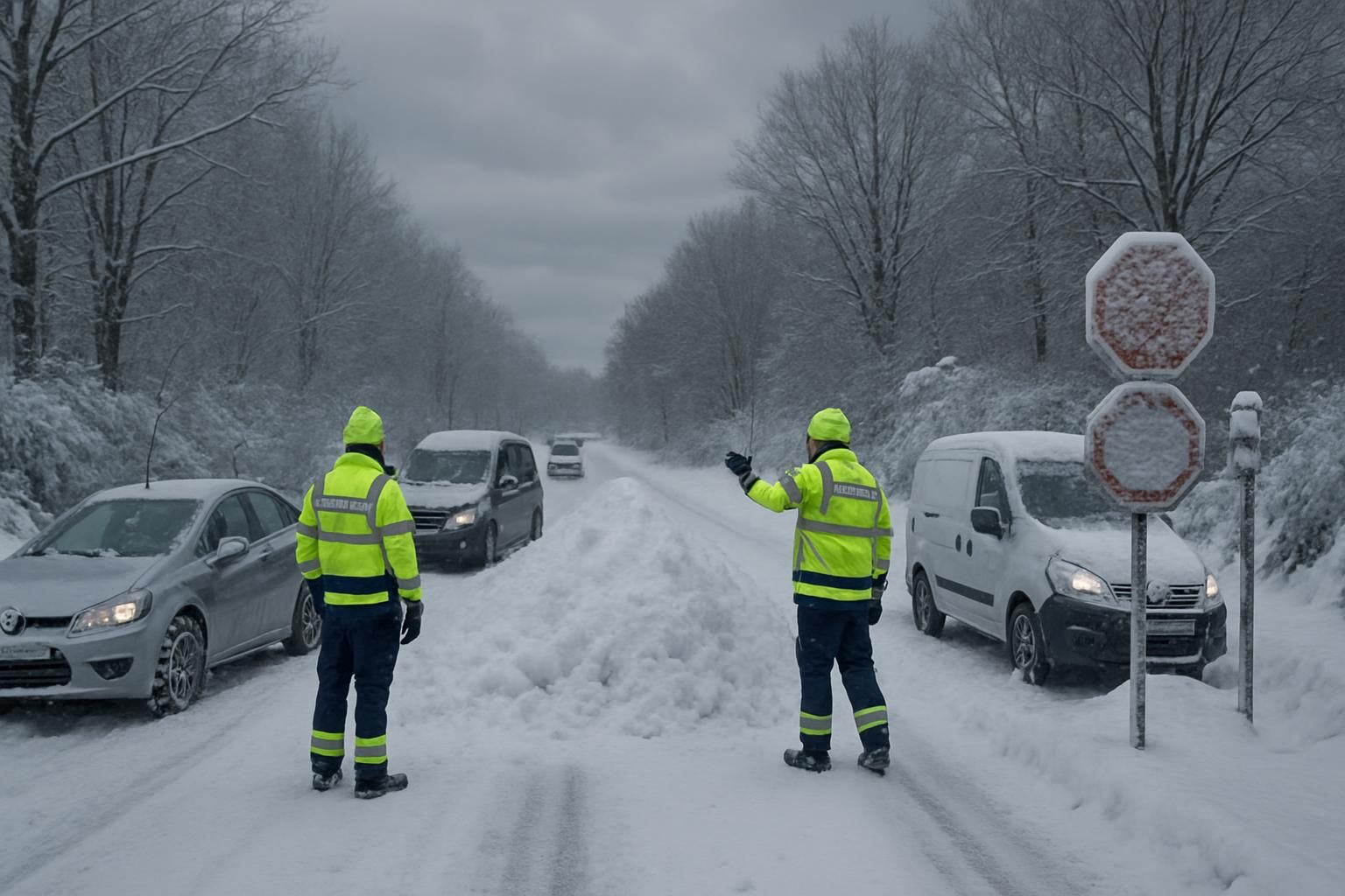 suivez en direct l'état du trafic en seine-et-marne avec neige intense, routes coupées et perturbations majeures. restez informé pour circuler en toute sécurité.