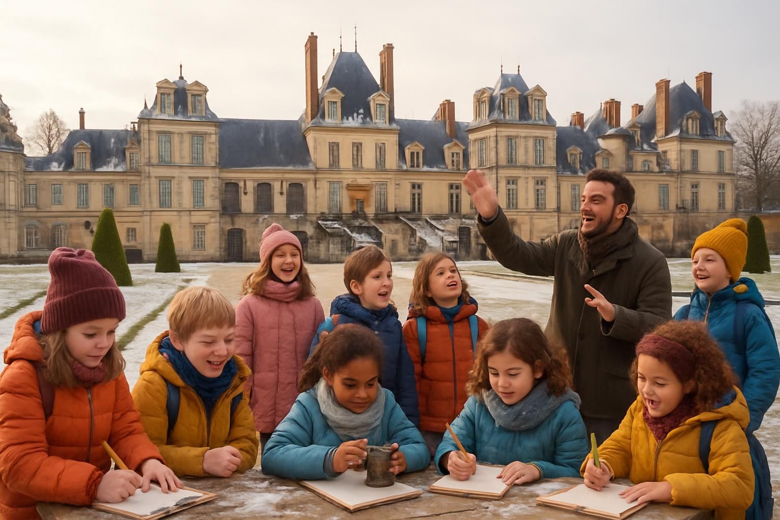 découvrez un programme ludique et captivant pour les enfants pendant les vacances scolaires de février 2026 au château de fontainebleau. activités culturelles et ateliers amusants pour petits et grands.