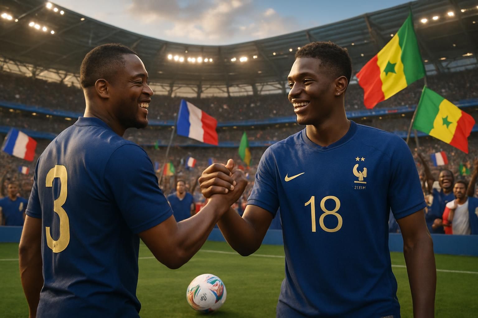 découvrez les talents aux racines sénégalaises, de diagne à evra, qui ont marqué l'histoire de l'équipe de france en vue de la coupe du monde 2026.