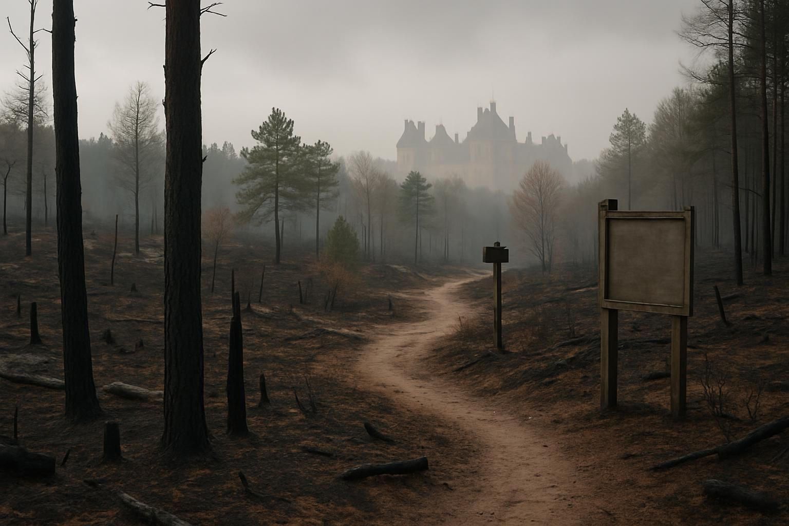 à fontainebleau, le tourisme souffre lourdement après l’incendie, avec une absence de visiteurs qui menace sérieusement la saison touristique.