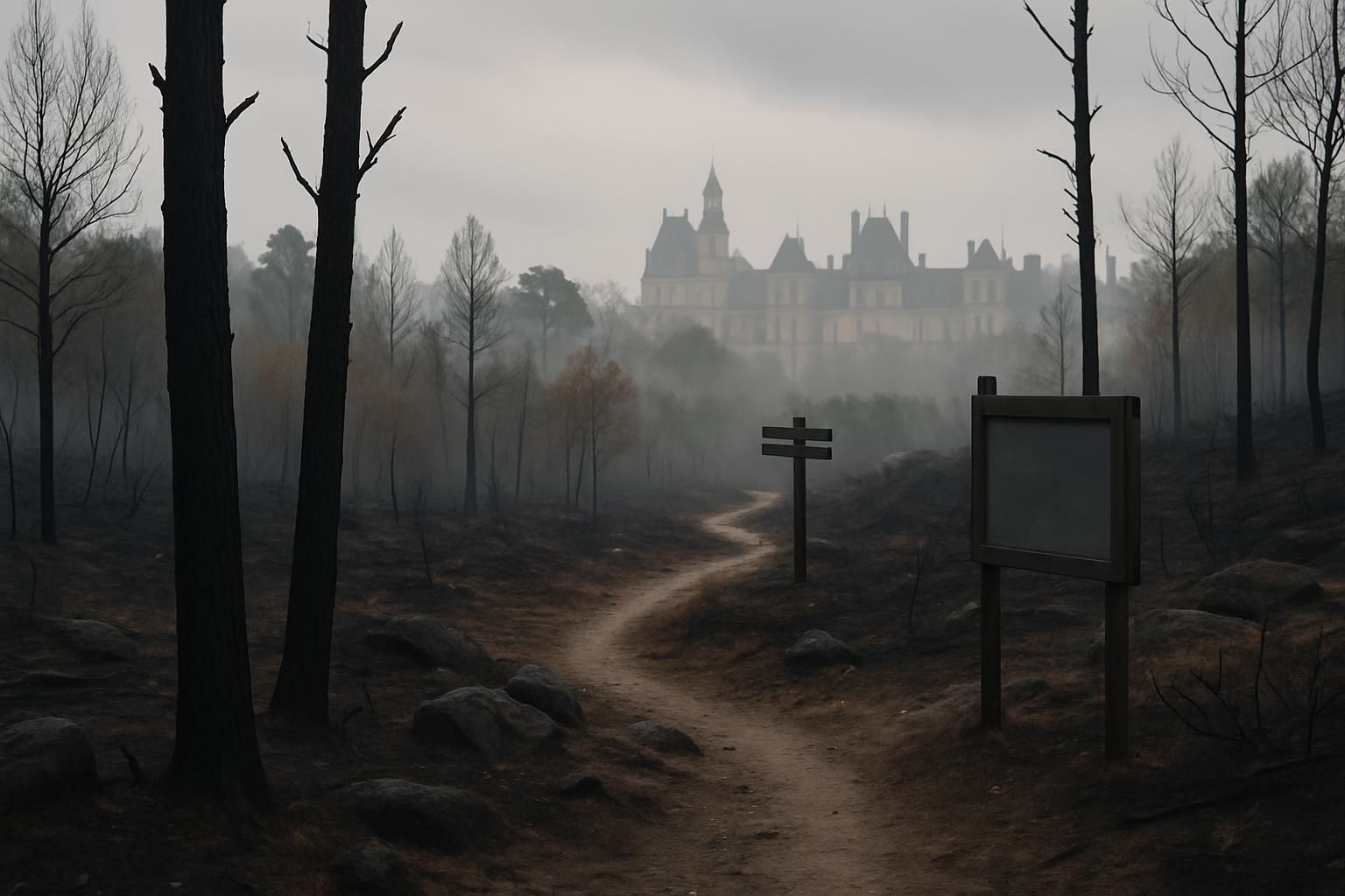 à fontainebleau, le tourisme souffre fortement après l'incendie, avec peu de visiteurs et une saison touristique déjà compromise selon les acteurs locaux.