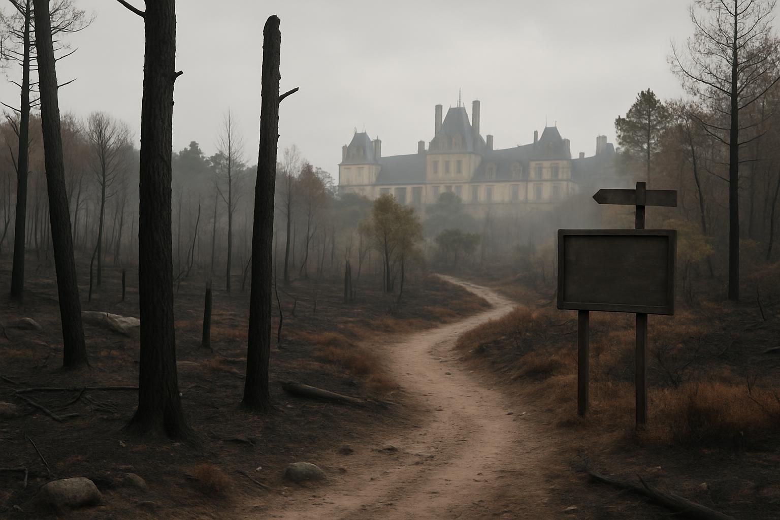 à fontainebleau, le tourisme connaît un coup dur après l'incendie qui a sévèrement impacté la région. les professionnels déplorent une absence de visiteurs et craignent une saison touristique compromise.