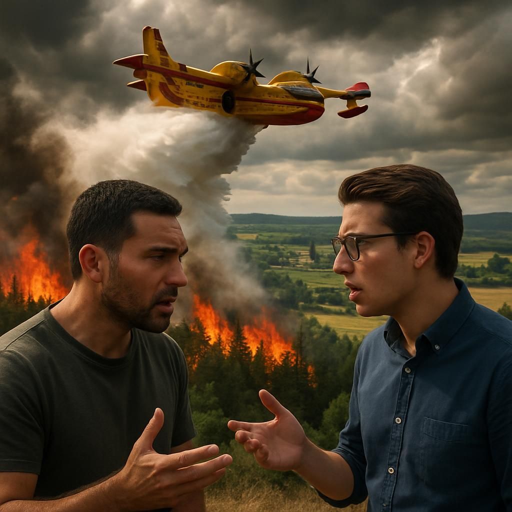 analyse des débats autour des canadairs en france, clarifiant les vérités et fausses informations entre les propos de mélenchon et attal.