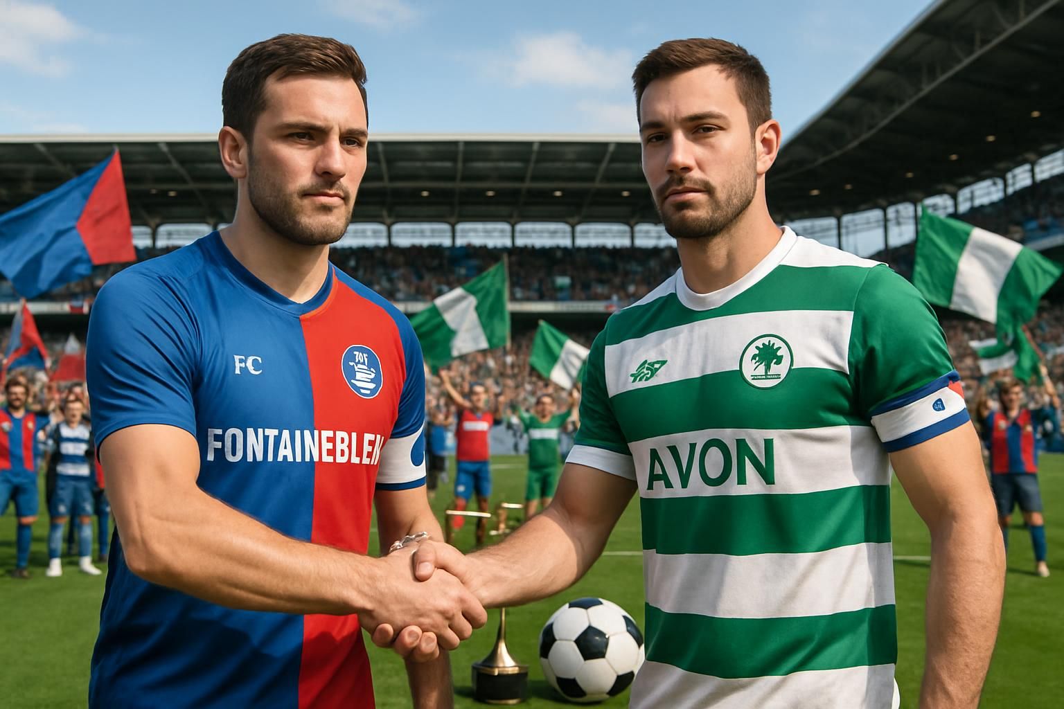 fontainebleau et avon unissent leurs forces dans une alliance stratégique entre clubs de football pour viser une montée conjointe et renforcer leur compétitivité.