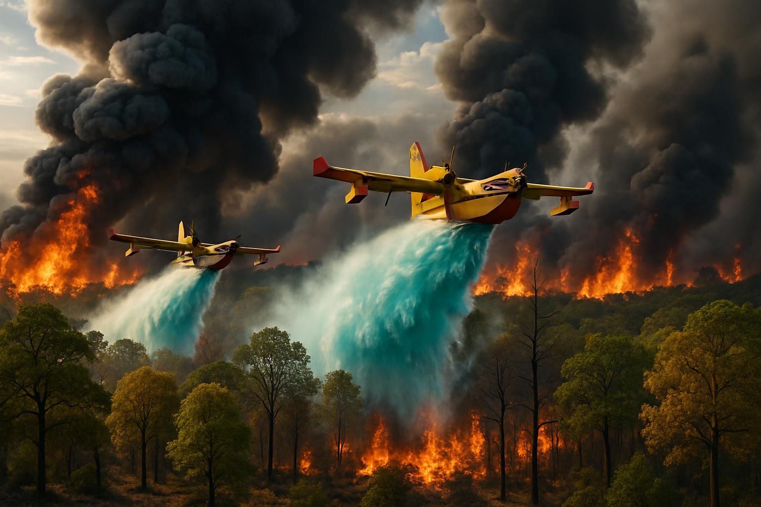 un incendie ravage la forêt de fontainebleau, mobilisant deux bombardiers d'eau pour maîtriser les flammes et protéger cet espace naturel emblématique.