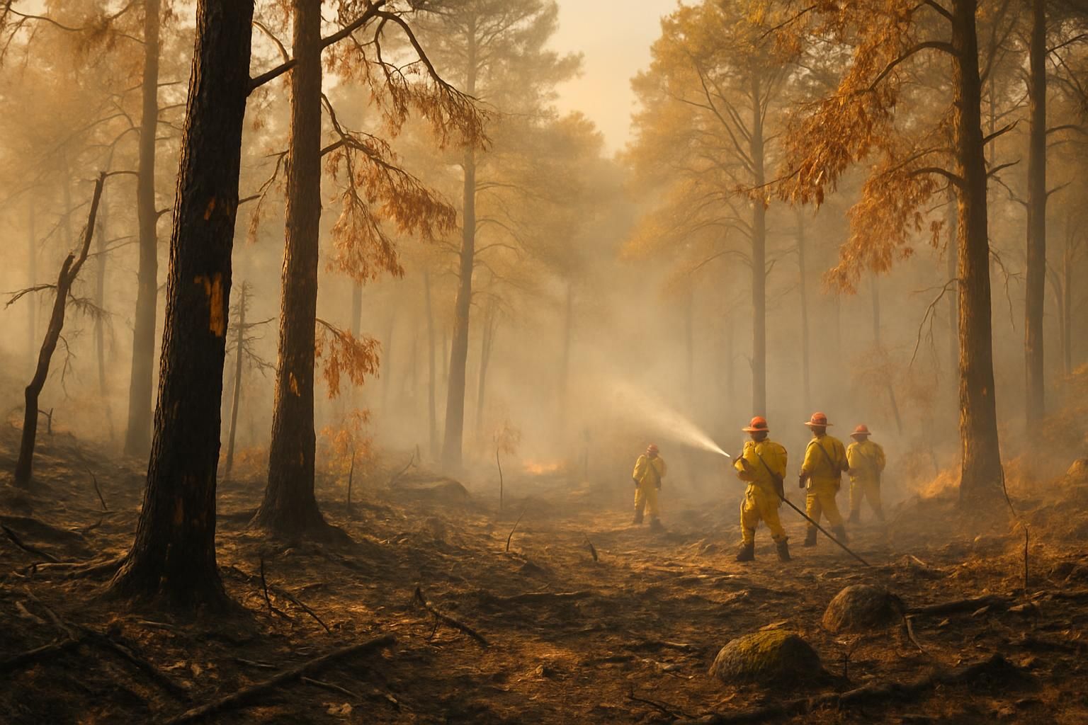 incendie à fontainebleau : la forêt reste fermée en raison des risques élevés de reprise du feu et de la canicule persistante, afin d'assurer la sécurité de tous.
