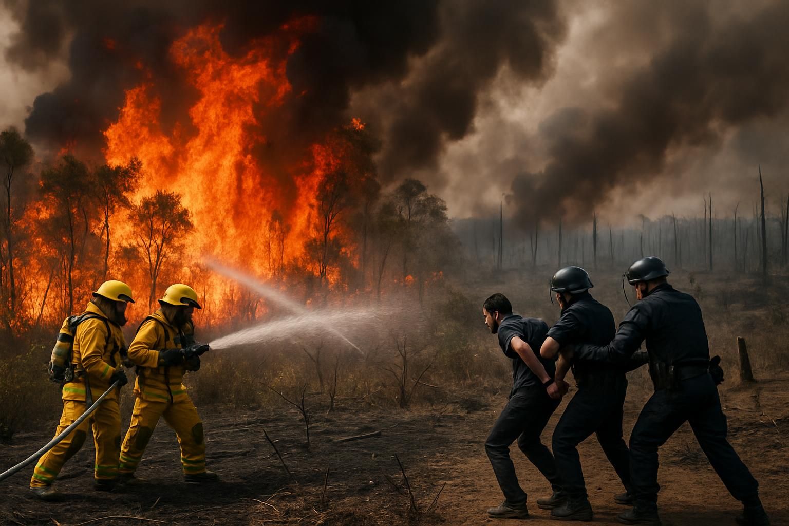 découvrez les récents incendies dévastateurs ayant détruit près de 40 000 hectares, avec 111 arrestations annoncées par le ministre pour faire face à cette catastrophe.