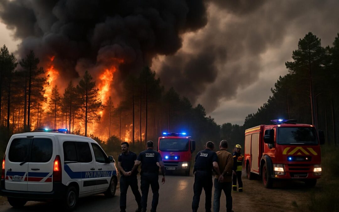 incendies en france : 59 personnes arrĂȘtĂ©es, dont deux en lien avec les feux de la forĂȘt de fontainebleau. dĂ©couvrez les dĂ©tails des opĂ©rations et les suites de ces arrestations.