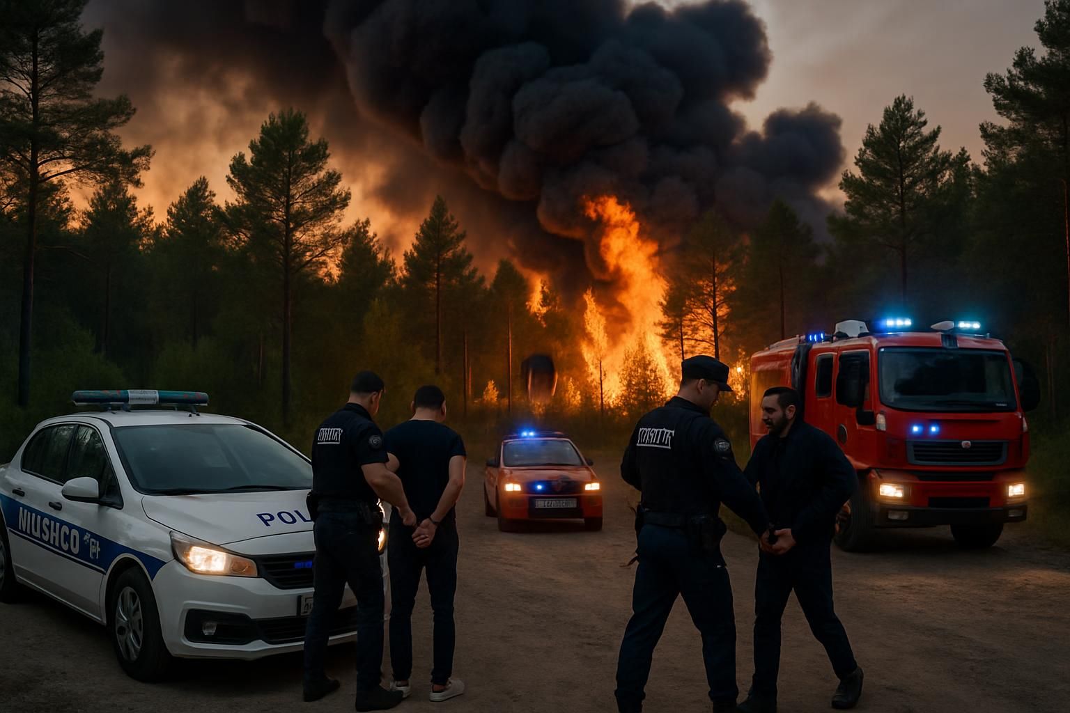 incendies en france : 59 arrestations effectuĂ©es, incluant deux liĂ©es aux feux dans la forĂȘt de fontainebleau. dĂ©couvrez les derniĂšres informations sur ces interventions.
