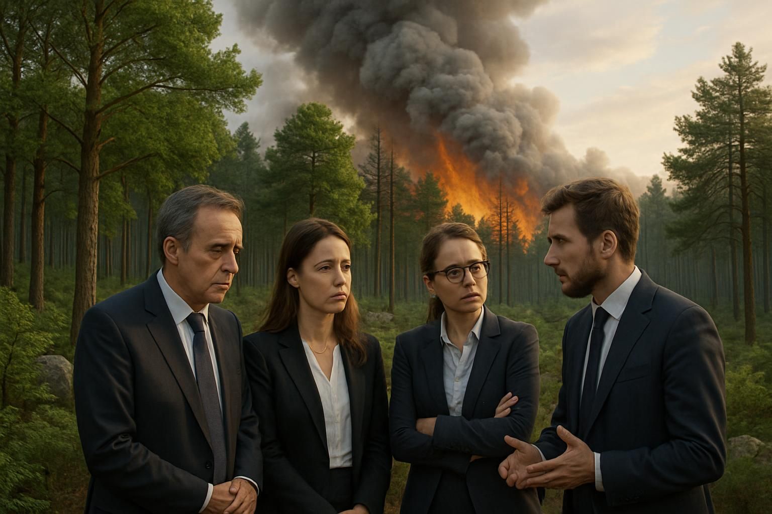 face aux rĂ©cents incendies en forĂȘt de fontainebleau, les dĂ©putĂ©s exhortent Ă rĂ©flĂ©chir, anticiper et sâadapter afin de mieux protĂ©ger la nature et prĂ©venir de futurs dĂ©sastres.