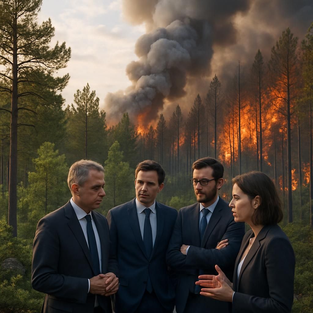 face aux incendies en forĂȘt de fontainebleau, les dĂ©putĂ©s exhortent Ă rĂ©flĂ©chir, anticiper et sâadapter afin de renforcer la protection de la nature et prĂ©venir de futurs sinistres.