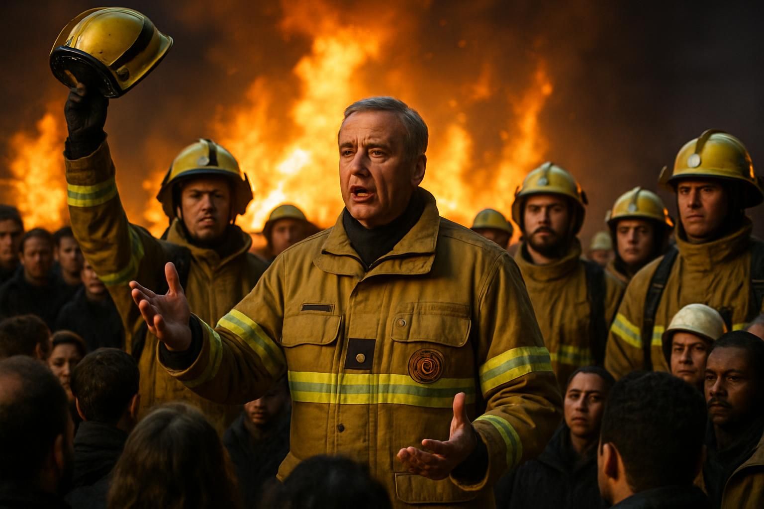 découvrez l'appel passionné du président de l'union des pompiers pour une mobilisation nationale face aux incendies dévastateurs. solidarité et engagement au cœur de cette urgence.