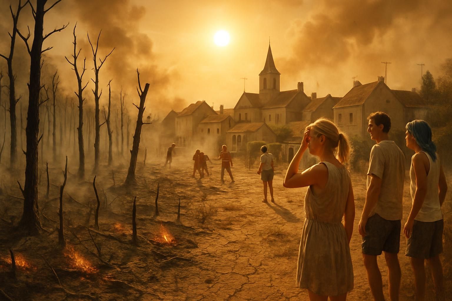 canicule extrême : 26 départements en alerte rouge, incendies dévastant 1 300 hectares à fontainebleau et mesures d'urgence en cours. restez informé et adoptez les bons réflexes.