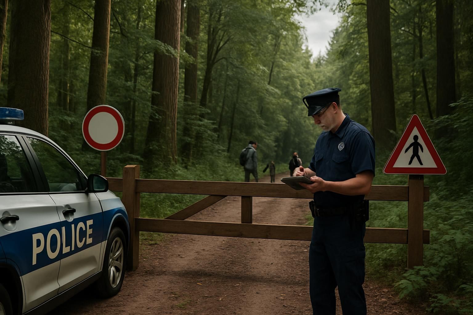 accès interdit aux massifs forestiers : des verbalisations systématiques sont appliquées pour sanctionner les contrevenants et protéger l'environnement.