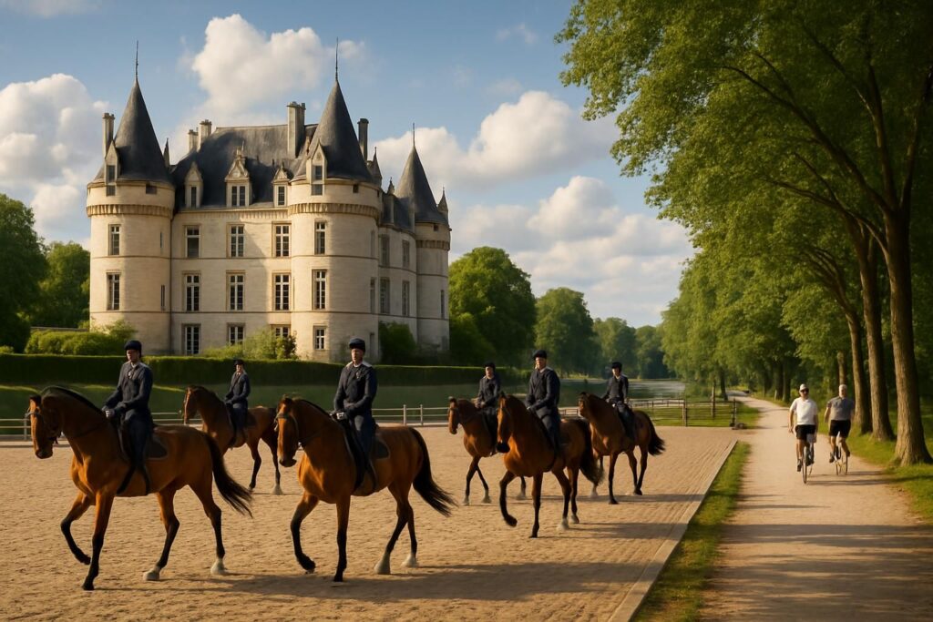 découvrez en août un château majestueux, une école d'équitation militaire unique et de belles balades au bord de la seine en pays de ... pour une expérience culturelle et naturelle inoubliable.