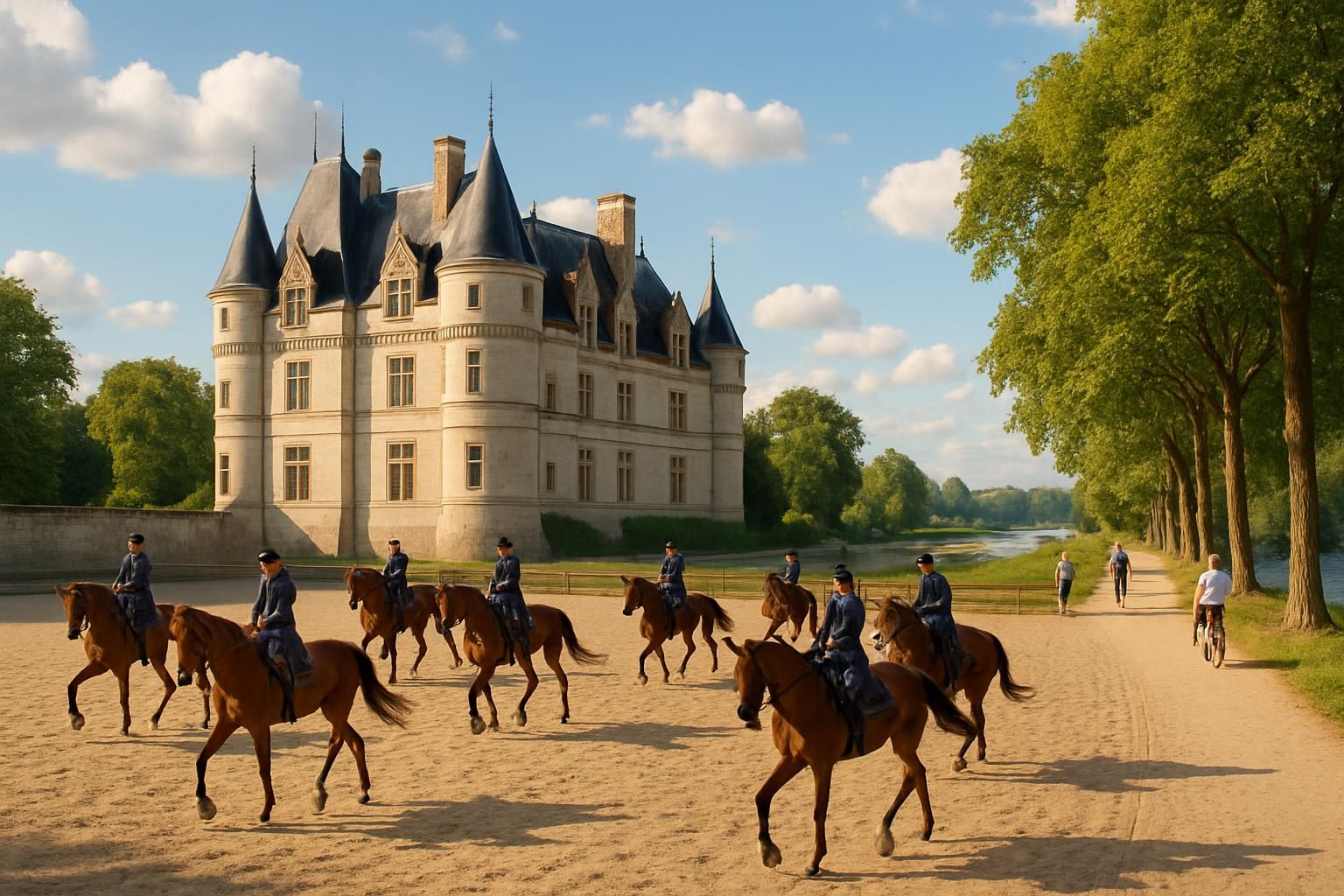 explorez en août un château majestueux, découvrez une école d'équitation militaire unique et profitez de balades pittoresques au bord de la seine en pays de ...