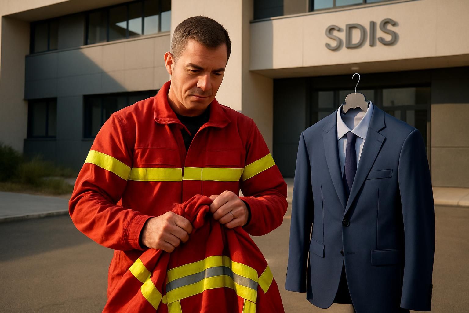éric florès quitte le sdis de l'hérault pour relever un nouveau défi professionnel en bleu, dans un domaine différent de celui de la gendarmerie.