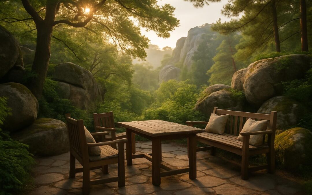 découvrez la terrasse la plus intime et secrète de fontainebleau, un havre de paix idéal pour des moments de tranquillité et de contemplation au cœur de la nature.