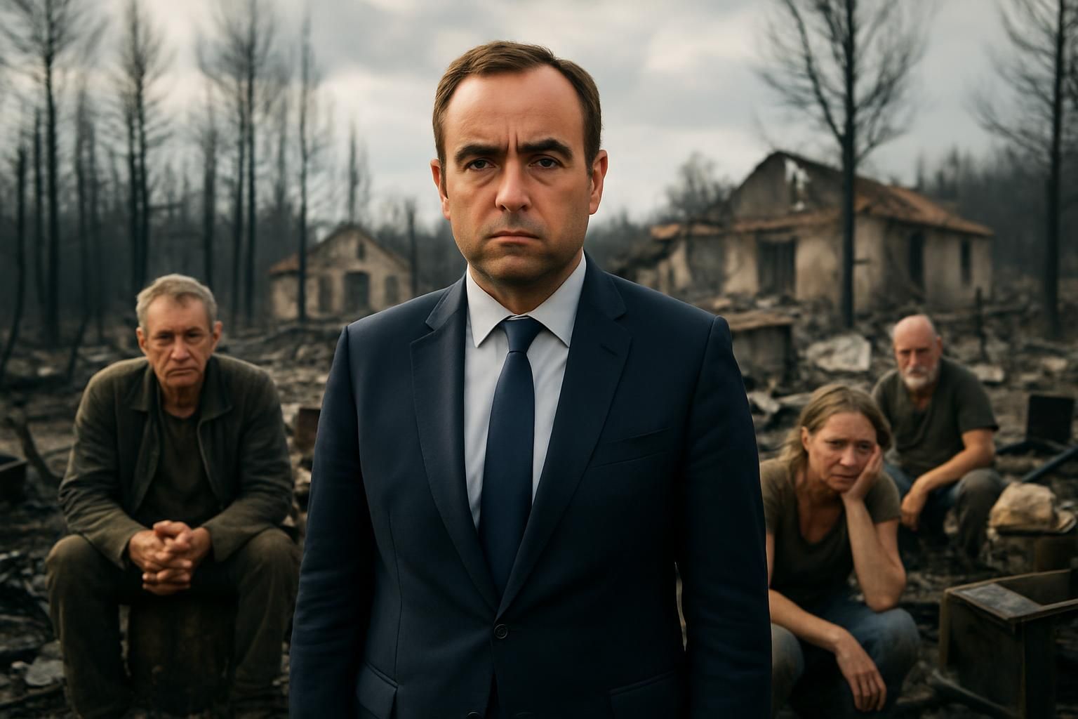 sébastien lecornu dénonce l'utilisation politique de la souffrance des victimes des incendies, appelant à un respect sincère face à cette tragédie.