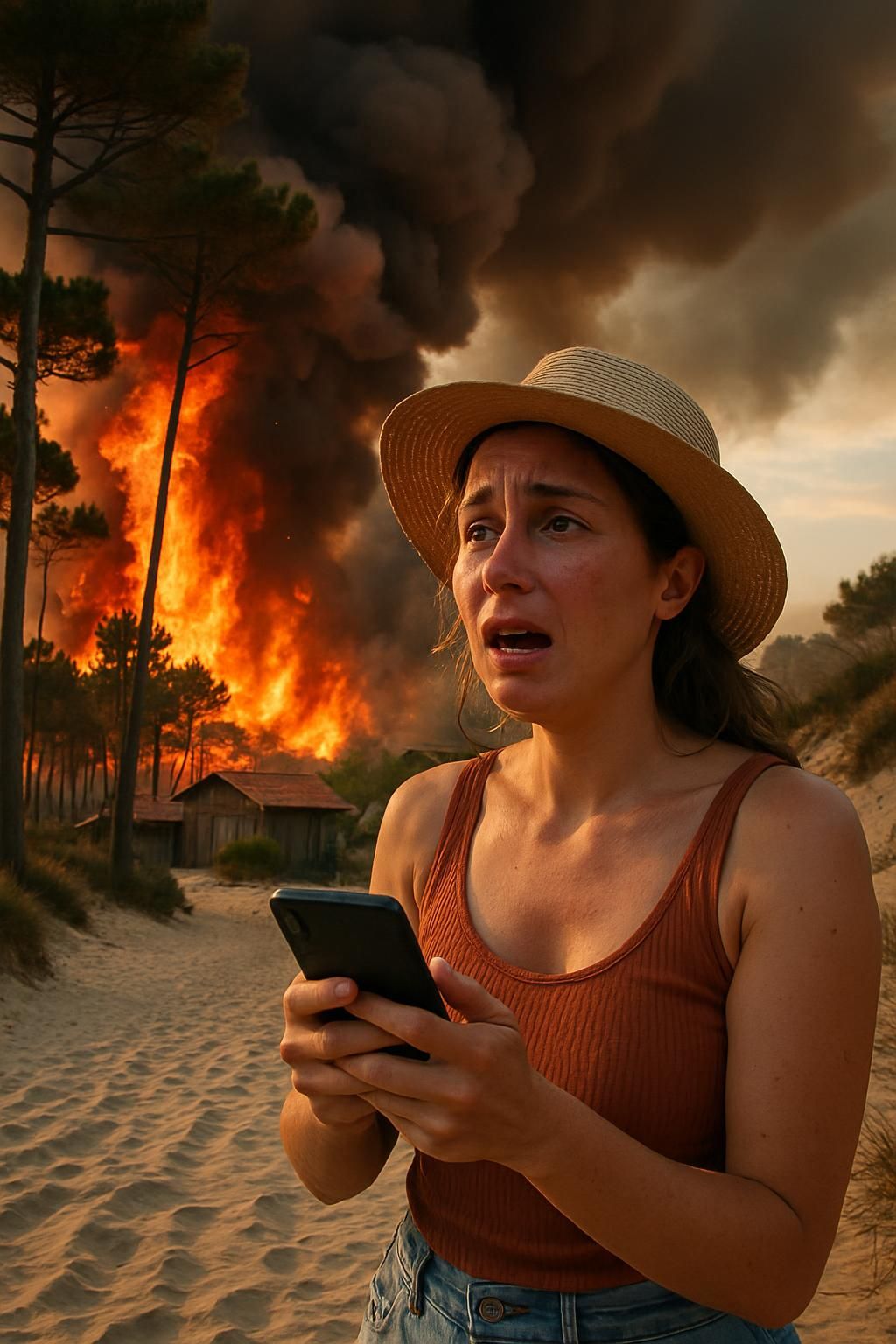 découvrez le témoignage émouvant d'une vacancière de l’oise face aux incendies dévastateurs en gironde, sur le bassin d'arcachon, un récit poignant sur la nature et la résilience.