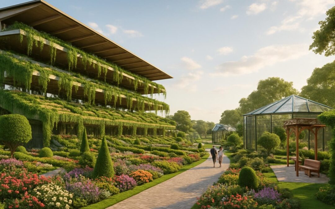 découvrez la spectaculaire transformation de l'hippodrome de deauville-clairefontaine, métamorphosé pour accueillir l'événement unique gärten on the green, alliant nature et élégance.
