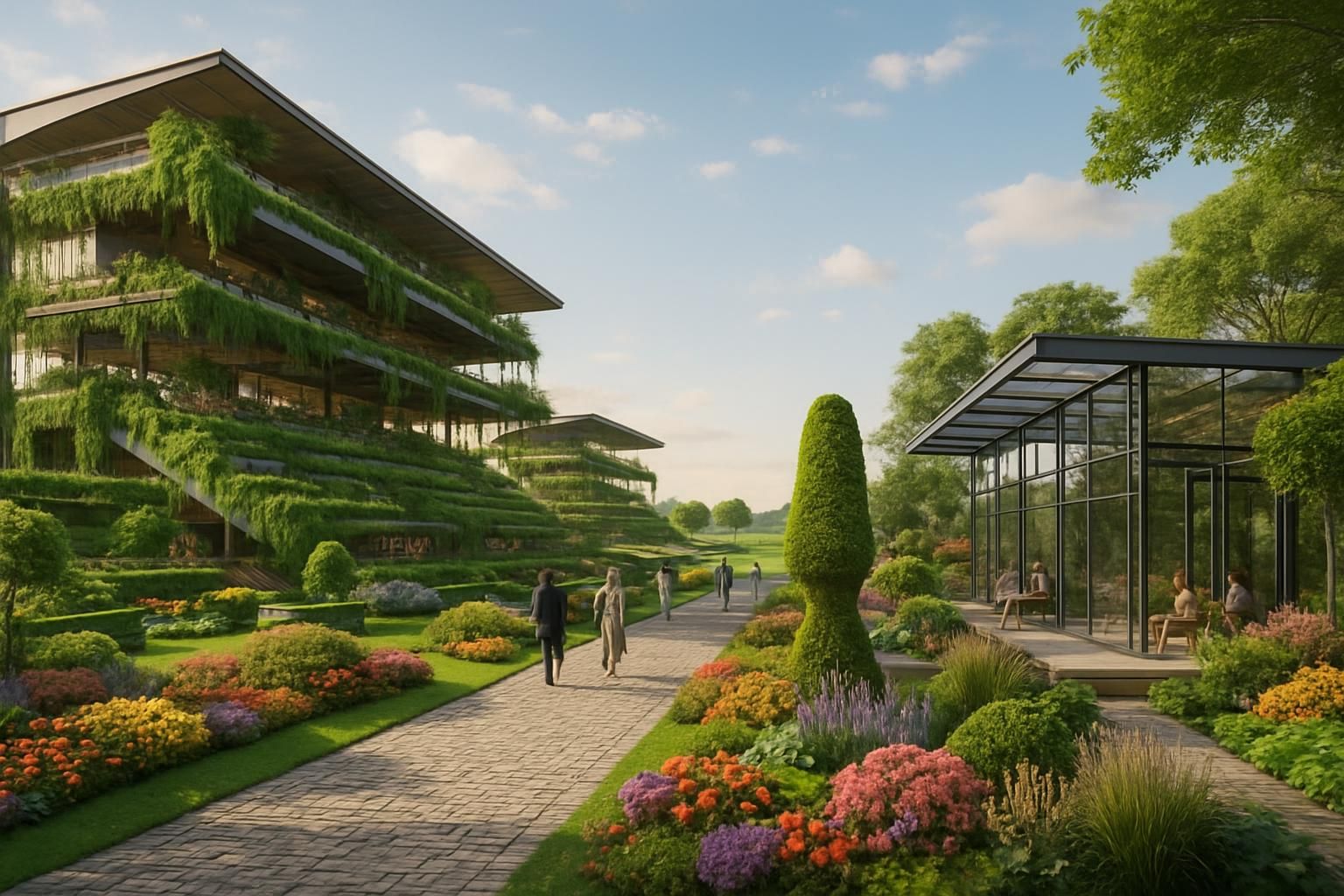 découvrez la spectaculaire transformation de l'hippodrome de deauville-clairefontaine, préparée pour accueillir l'événement unique gärten on the... alliant nature et élégance au cœur de la normandie.