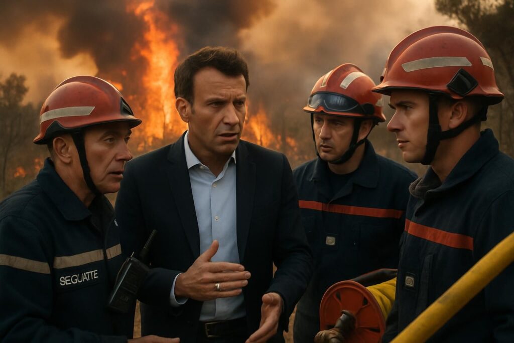 découvrez pourquoi emmanuel macron, généralement réservé sur les questions nationales, adopte une posture proactive pour lutter contre les incendies dévastateurs en france.