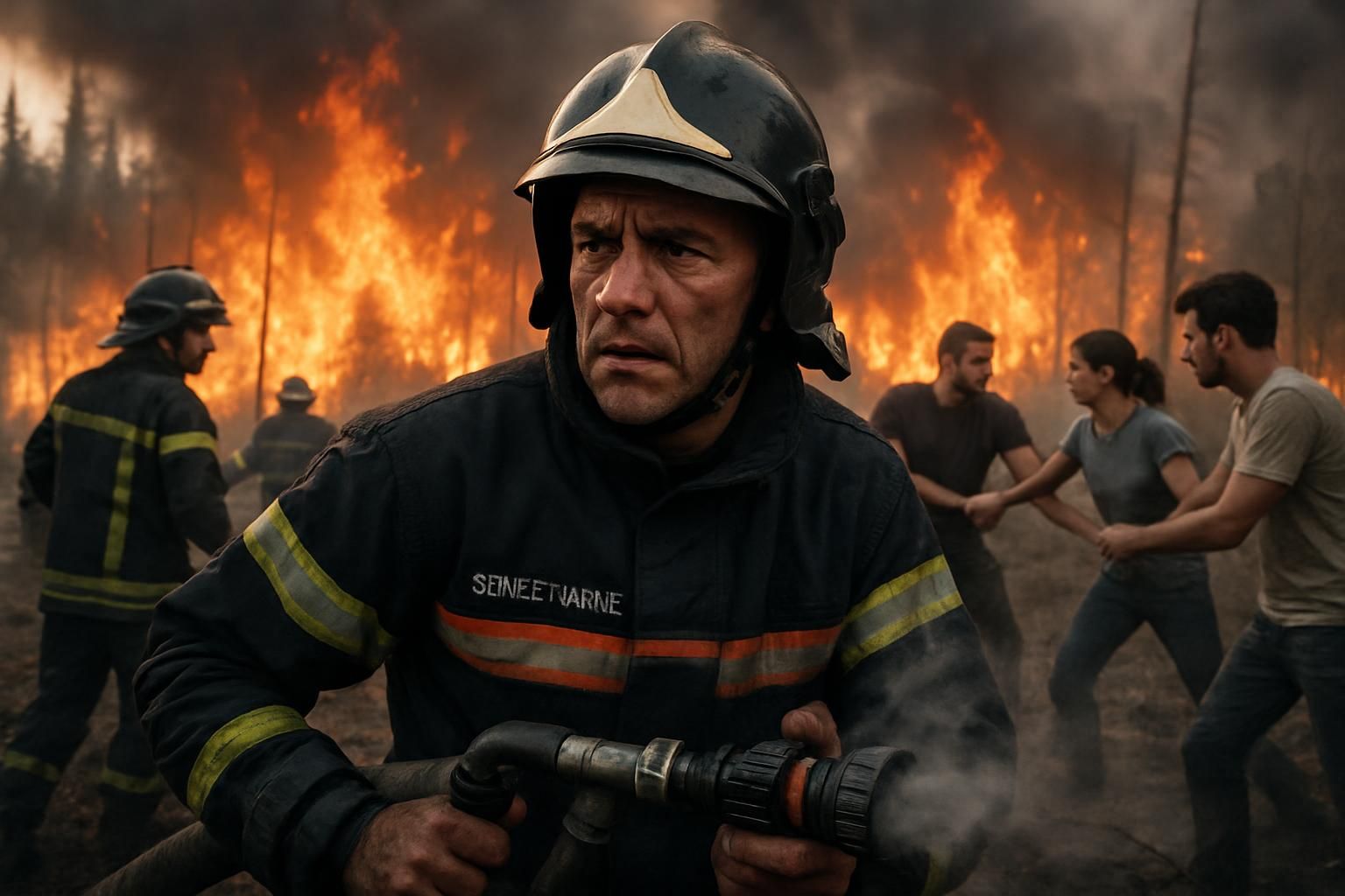 découvrez le témoignage poignant d'un pompier de seine-et-marne sur son combat acharné contre les incendies, illustrant une véritable explosion de solidarité face aux flammes.