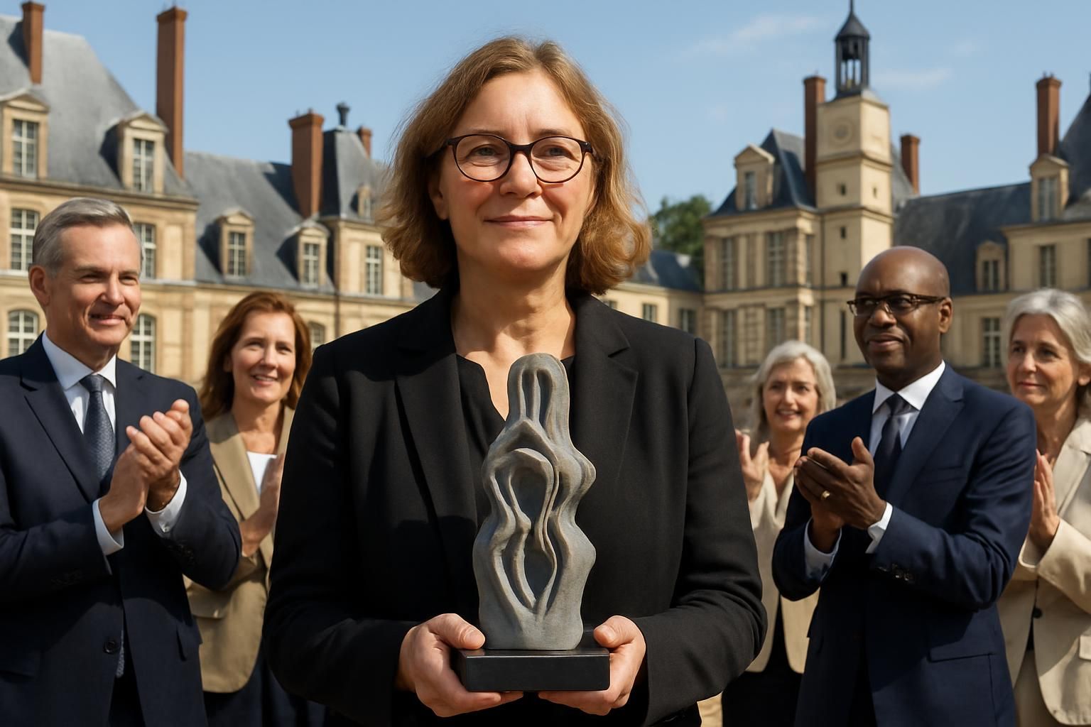 laurence chaudouët, artiste de fontainebleau, reçoit une reconnaissance internationale prestigieuse pour son œuvre la plus récente, soulignant son talent et son impact artistique.