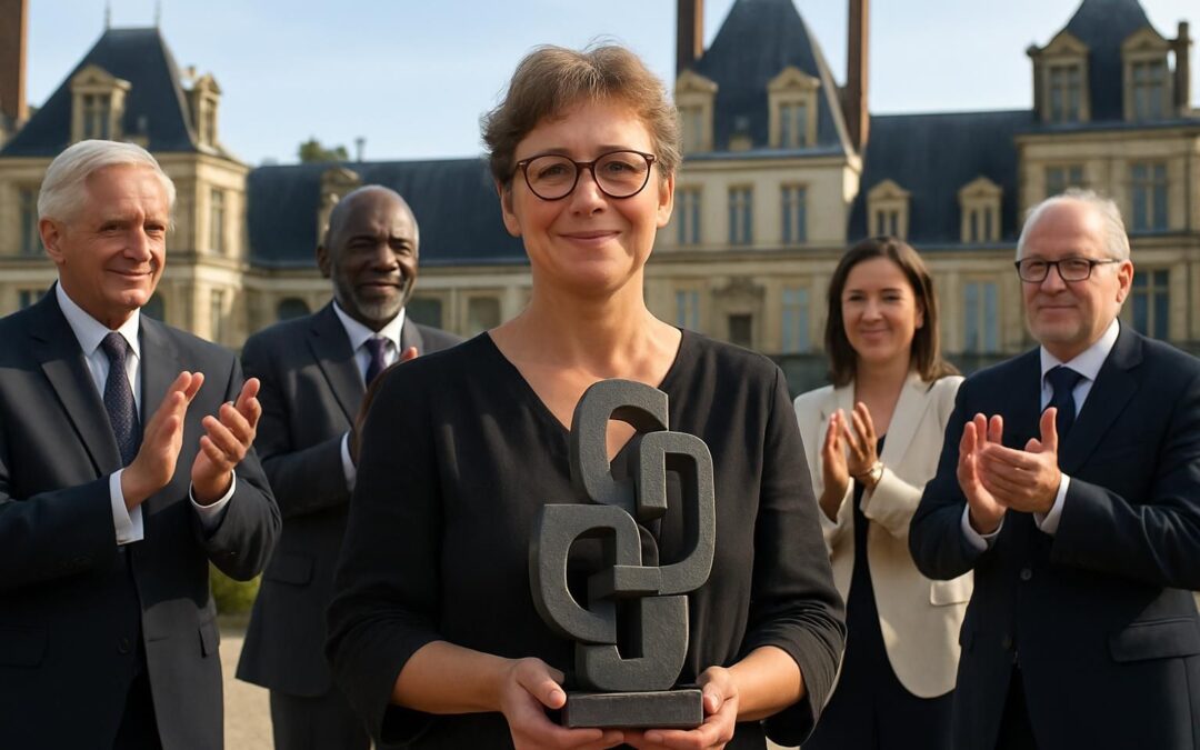 laurence chaudouët de fontainebleau reçoit une reconnaissance internationale pour son œuvre la plus récente, soulignant son talent et sa créativité exceptionnelle.