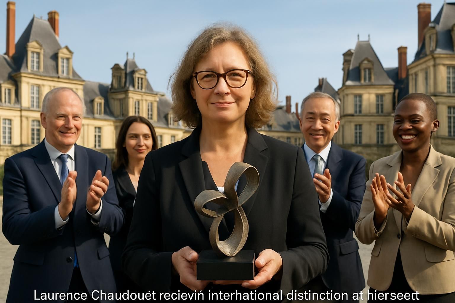 laurence chaudouët de fontainebleau reçoit une reconnaissance internationale pour son œuvre la plus récente, célébrant son talent artistique exceptionnel.
